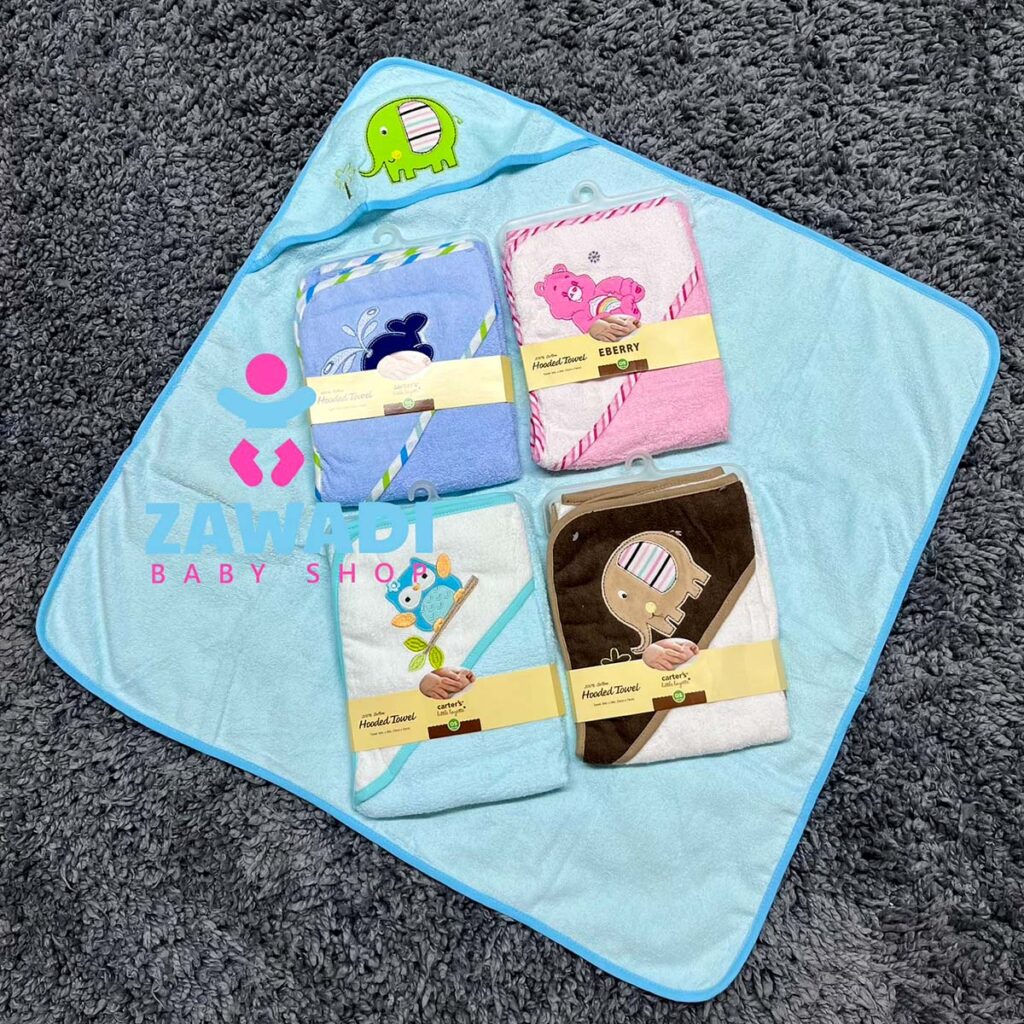 Hooded baby towels
