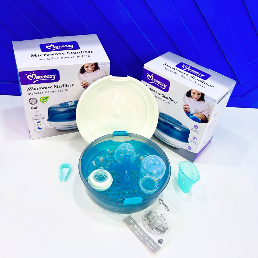 mom easy microwave steam steriliser
