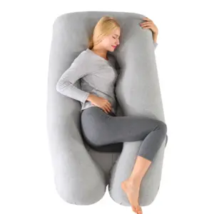 C-shaped pregnancy pillow