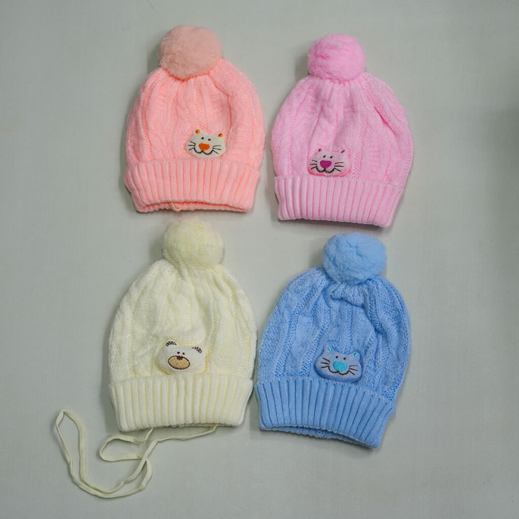 Warm Knitted Baby Caps