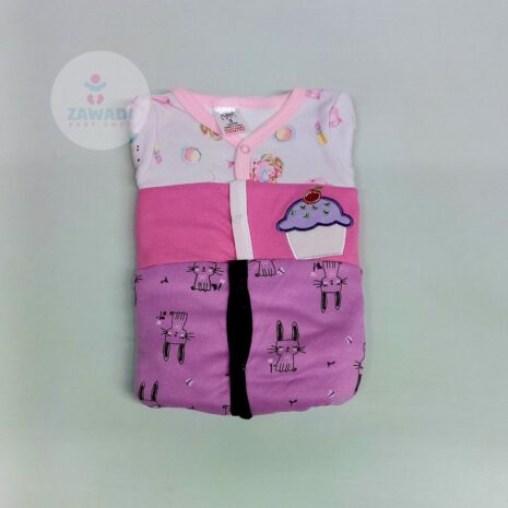 3- piece Cotton Rompers (6)