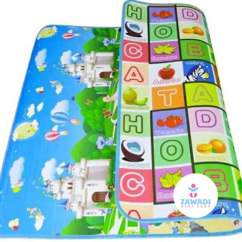 Double sided crawling mat