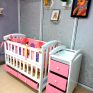 Dubai baby cot set pink