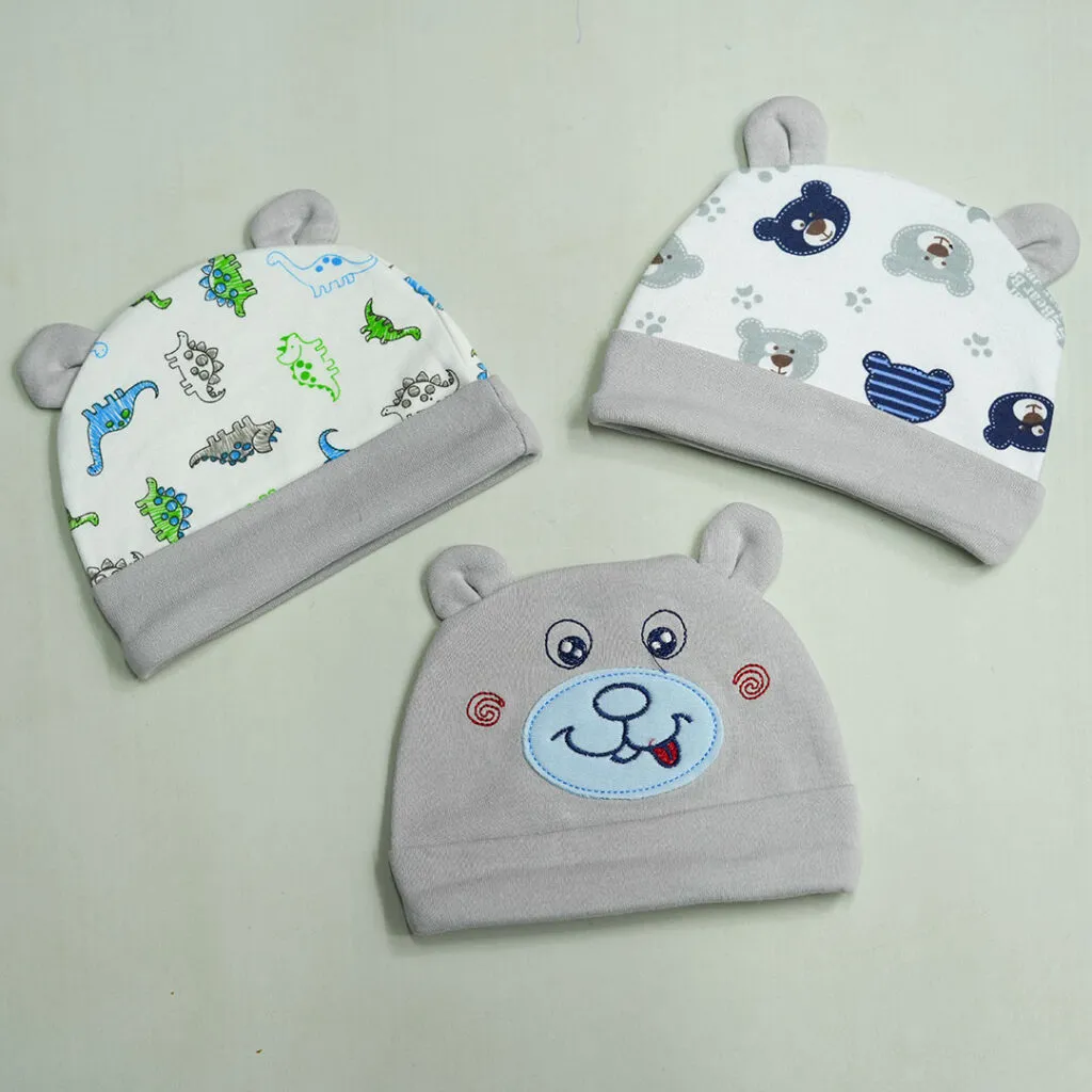 3-Piece Cotton Hats