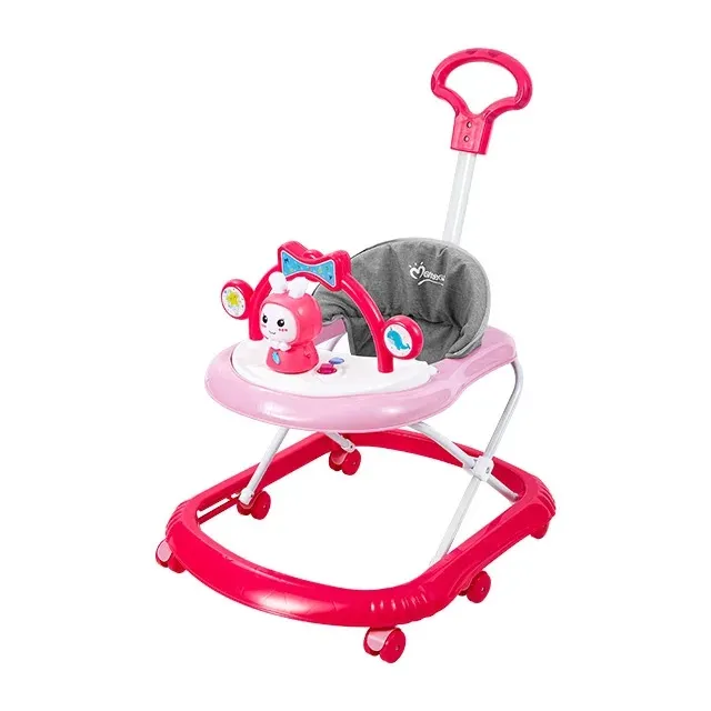 Foldable Baby Walker With Wheels, Music And Toys 4 Foldable Baby Walker With Toys &Amp; Music