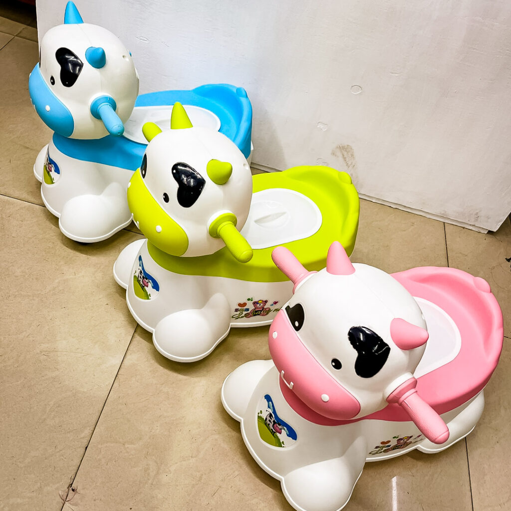Potty with music and wheels 