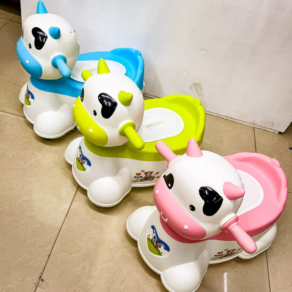 Potty with music and wheels 