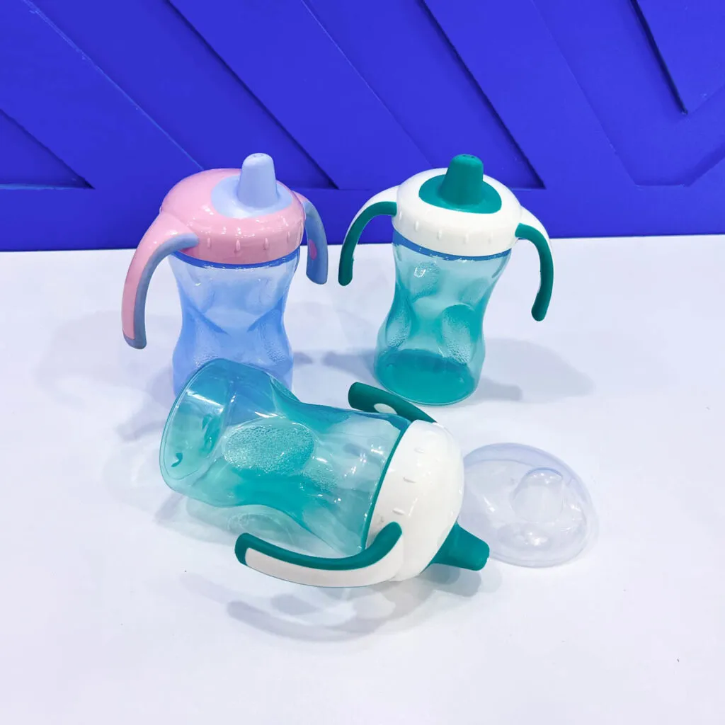 training cup with soft spout and lid
