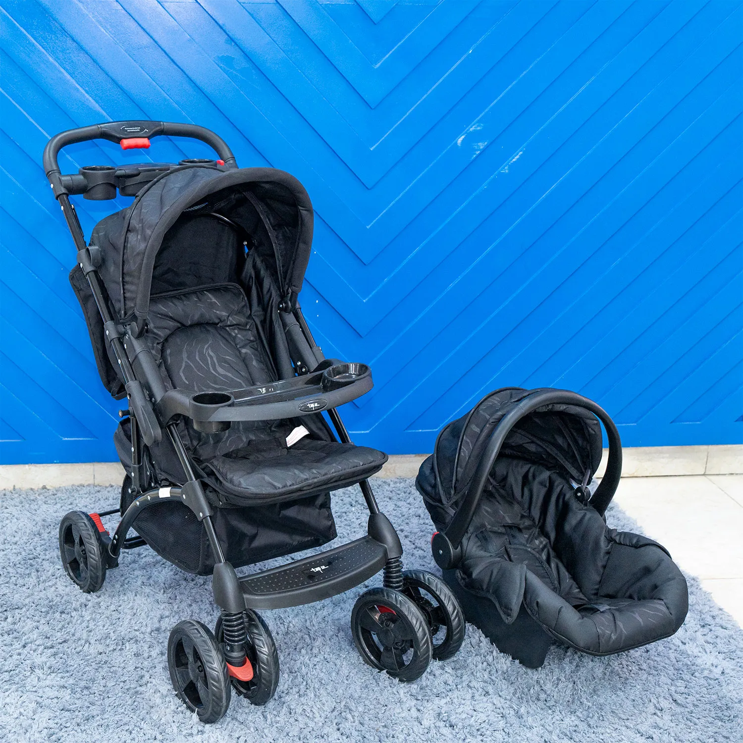 2 In 1 Baby Stroller With Car Seat (Carry Cot ) 1 2 In 1 Baby Stroller With Car Seat - Carry Cot