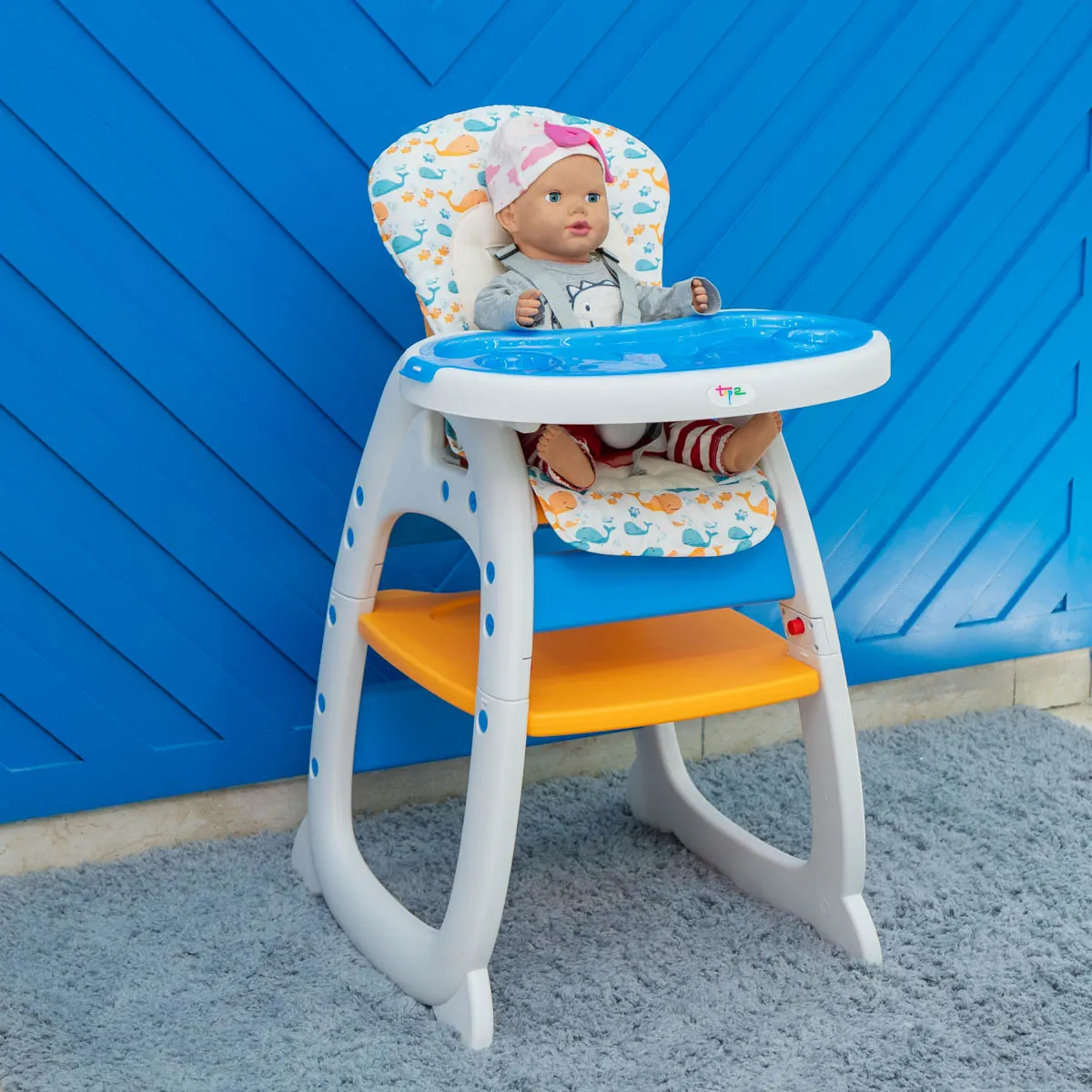3 In 1 High Feeding Chair 1 3-In-1 Baby High Feeding Chair