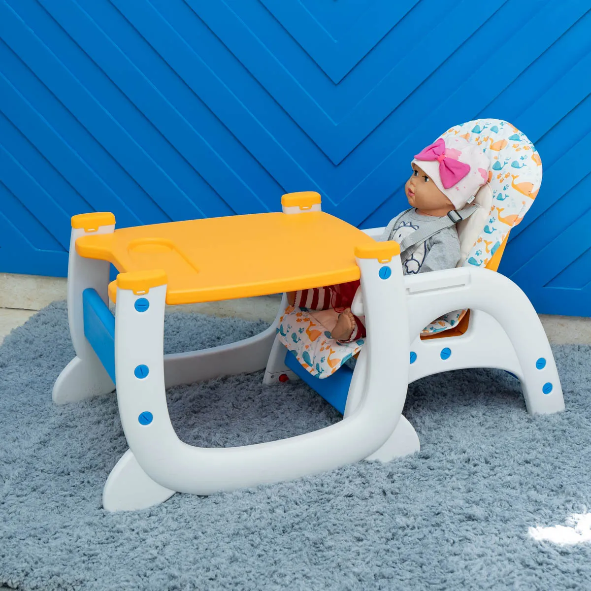 3 In 1 High Feeding Chair 6 3-In-1 Baby High Feeding Chair