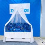 baby cot with mattress cot bumper and mosquito net
