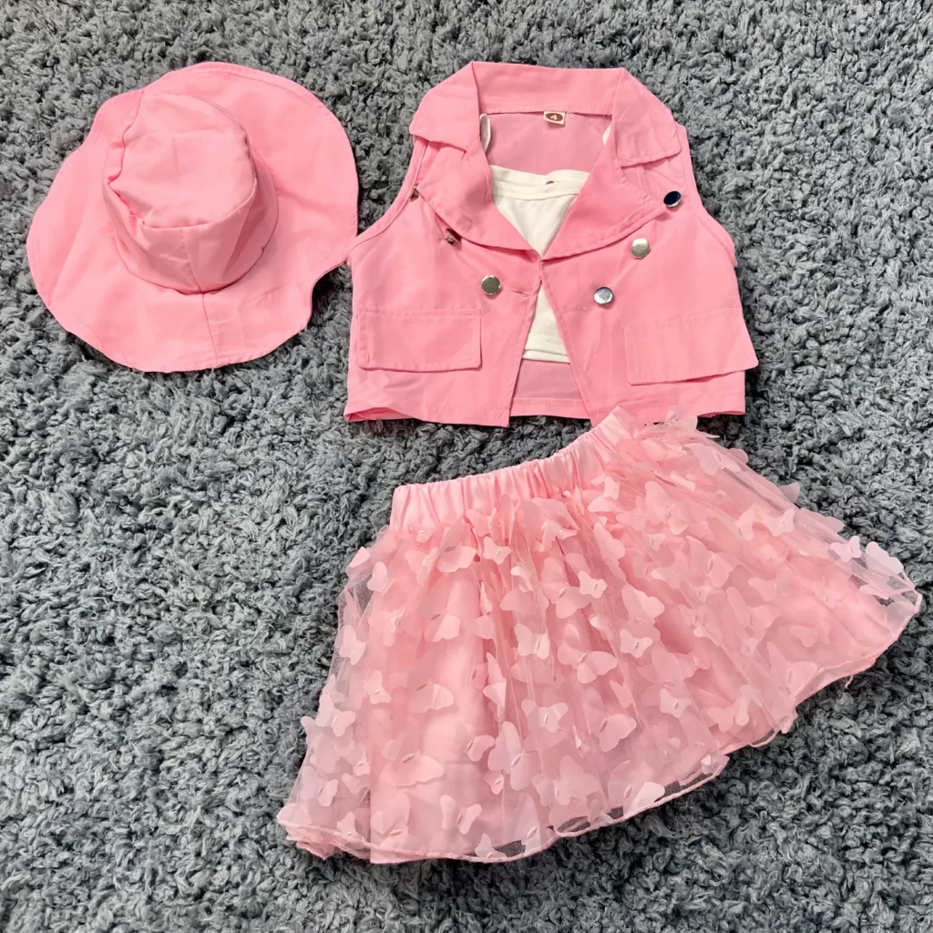 Girls summer dress set