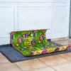 Play Mat Waterproof (4 By 6 Ft). 2 Full View Of The Reversible Waterproof Play Mat 4X6 Unfolded, Showing Both Sides.