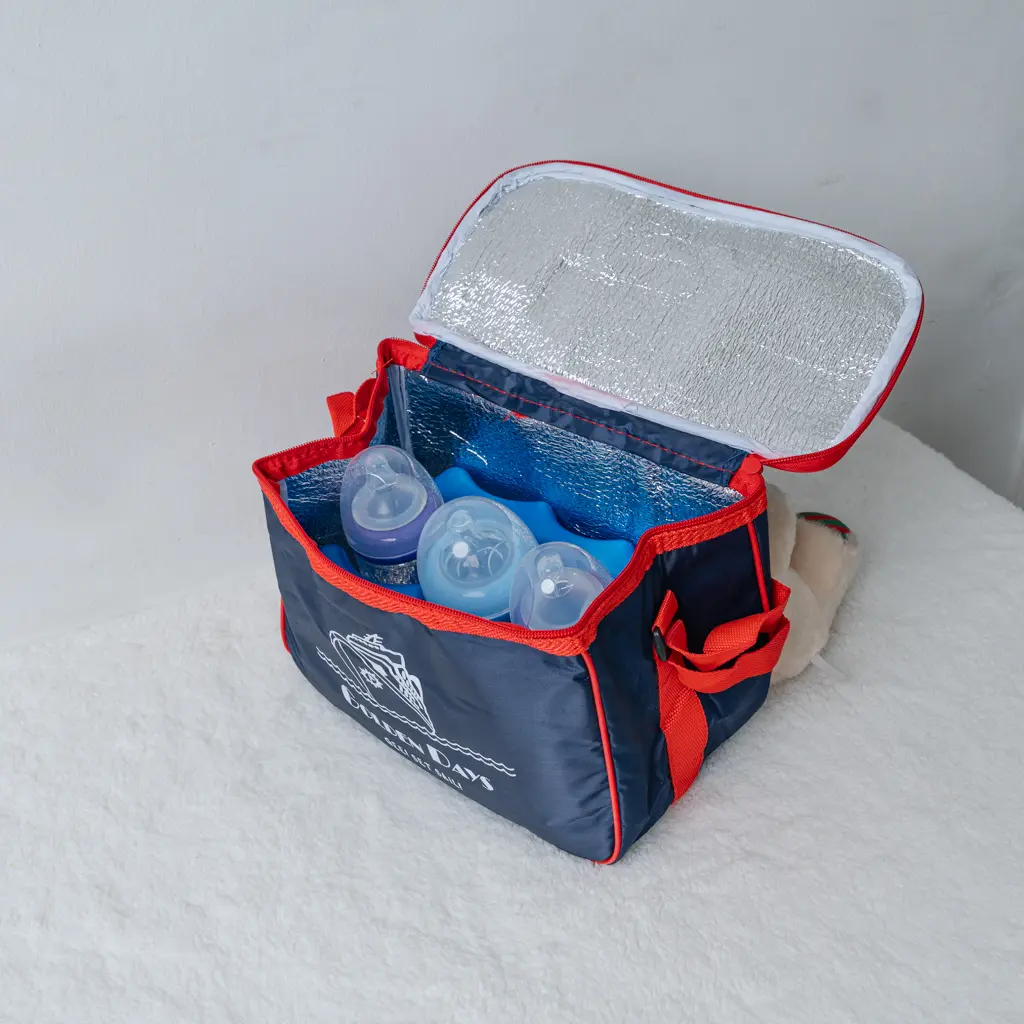 Cooler Bag With Ice Packs 2 Insulated Navy Breast Milk Cooler Bag With Contoured Blue Ice Packs At Zawadi Baby Shop Nairobi.