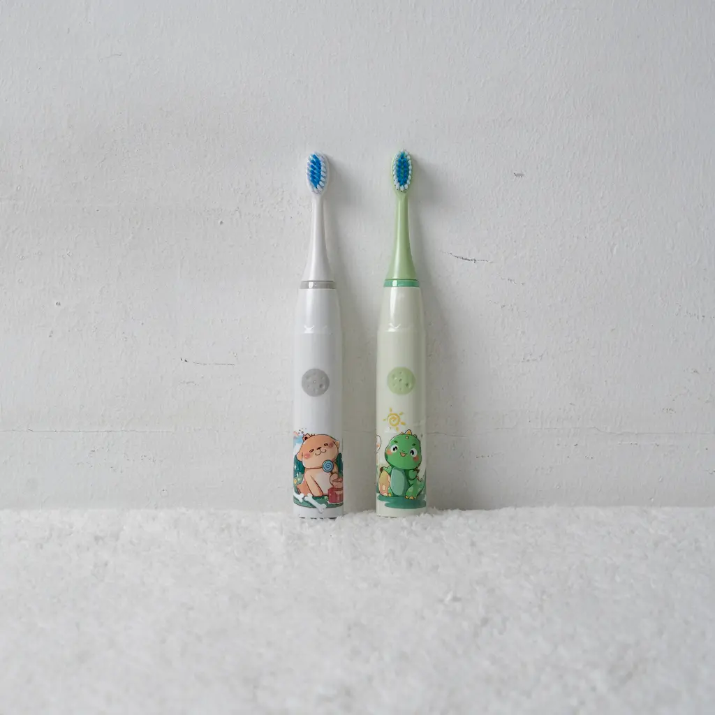 Electric Toothbrush 9 Kids Sonic Electric Toothbrush With Cartoon Character Design At Zawadi Baby Shop Nairobi.