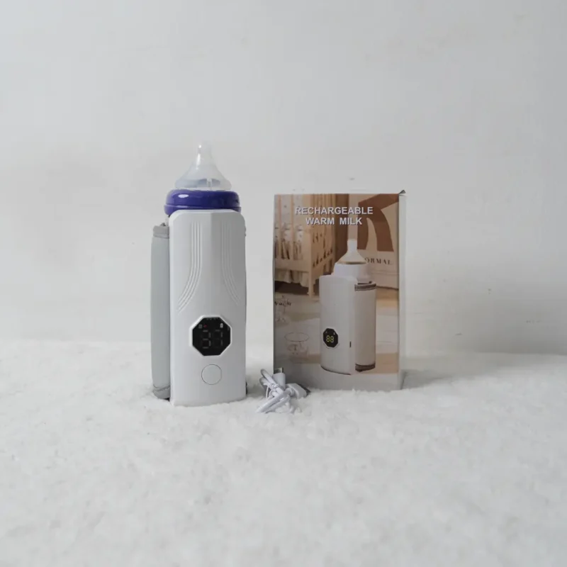 Portable electric milk warmer with digital screen from Instant portable electric milk warmer at Zawadi Baby Shop.