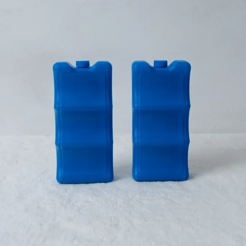 Two blue contoured ice packs for baby bottles from Ice packs 1 pair_2.jpg at Zawadi Baby Shop Nairobi.