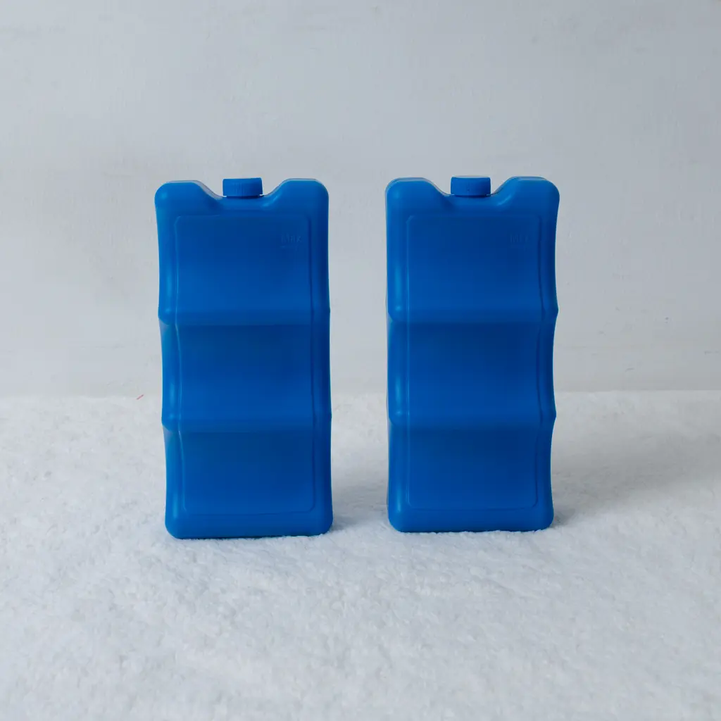 Two blue contoured ice packs for baby bottles from Ice packs 1 pair_2.jpg at Zawadi Baby Shop Nairobi.