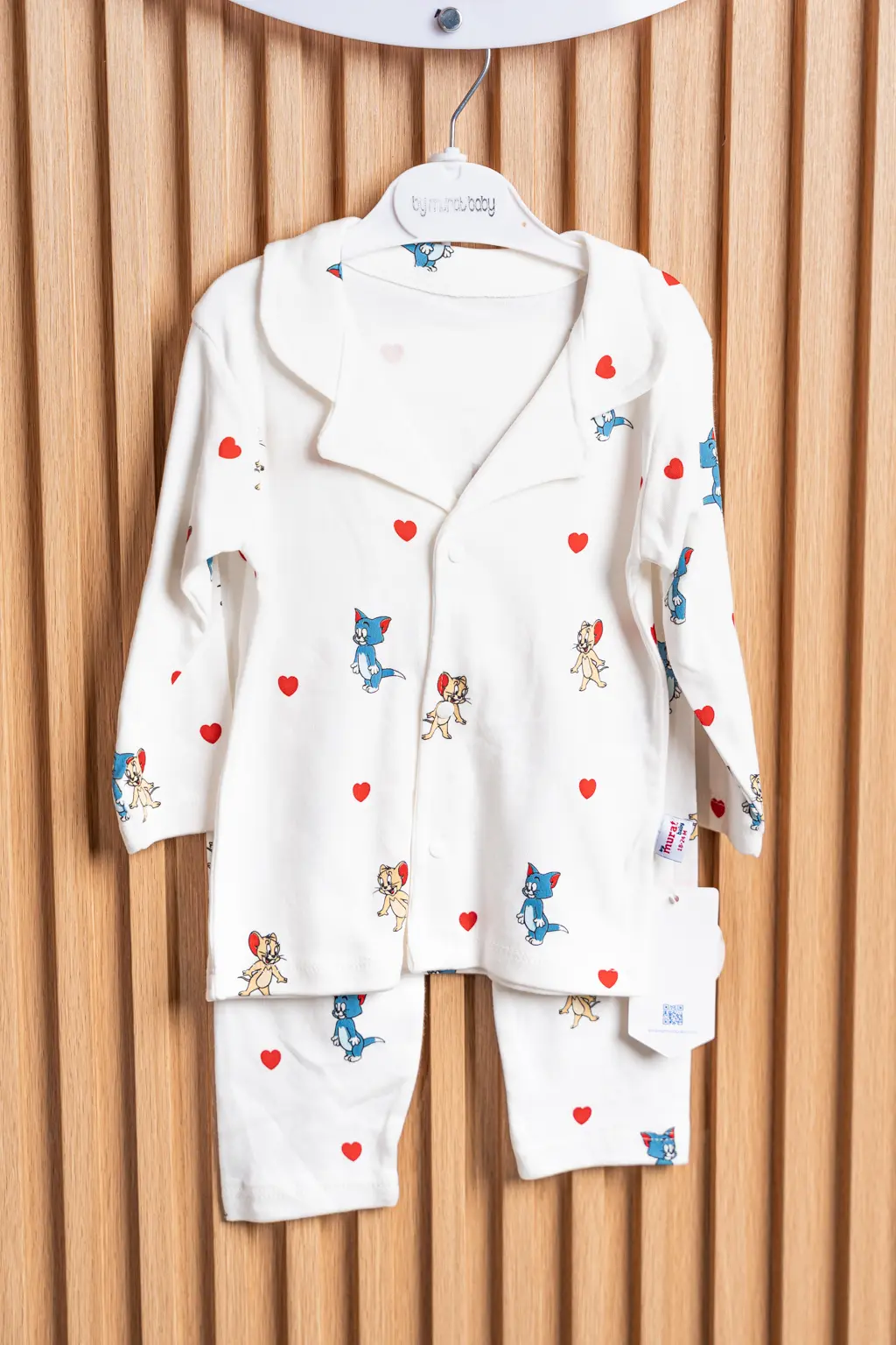 Toddler Pyjamas, 1 To 4 Years 2 Toddler Pyjama Set With Heart And Animal Print (Photo 2) At Zawadi Baby Shop Nairobi.