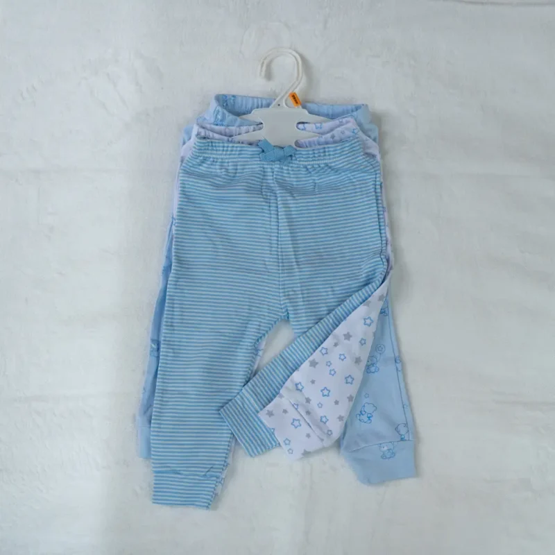 Cotton Baby Trousers - Set Of 3 1 Cotton Baby Trousers – Set Of 3
